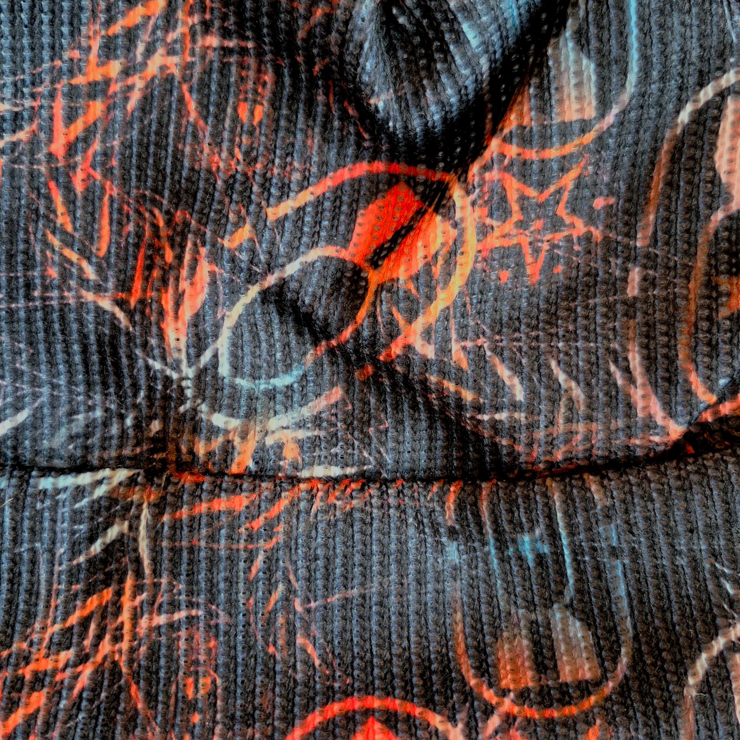 Beanie - "It's 5 o'clock Somewhere" (Orange on Black)