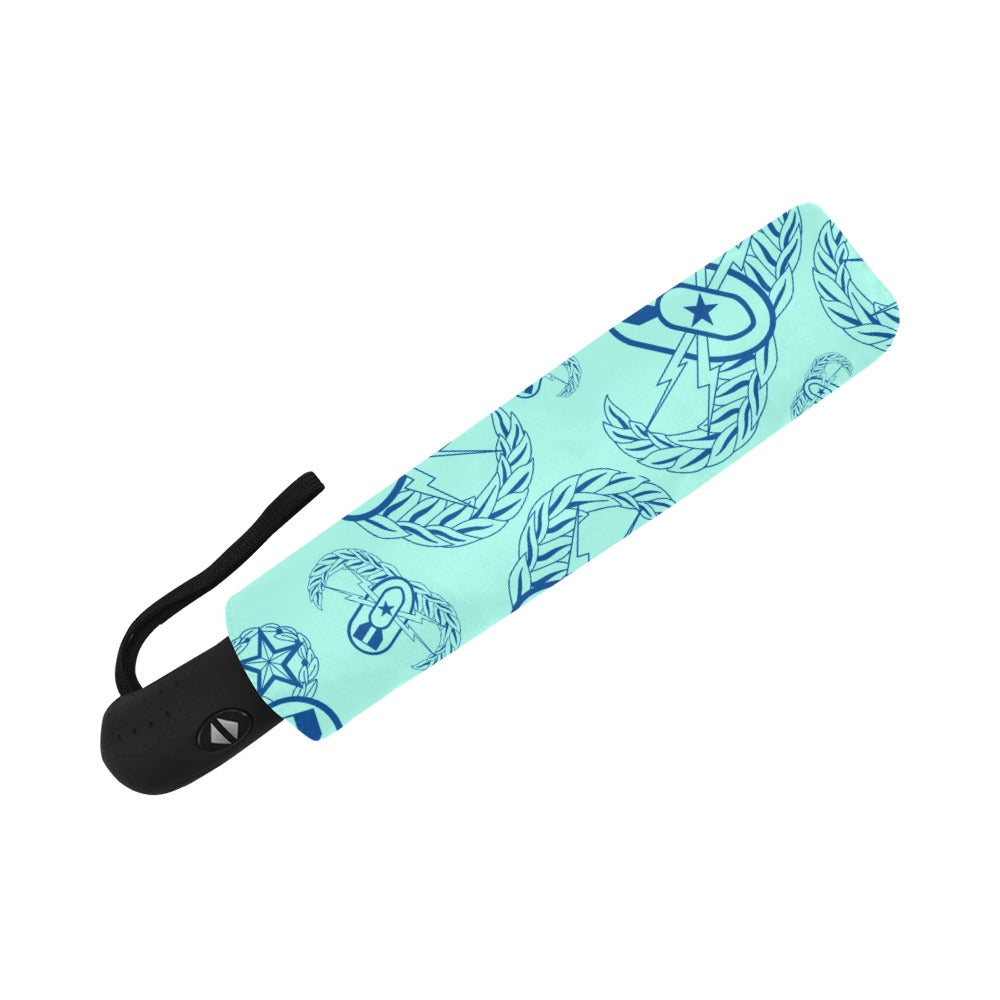 Umbrella - "EOD Badges X 3" (Blue on Mint)