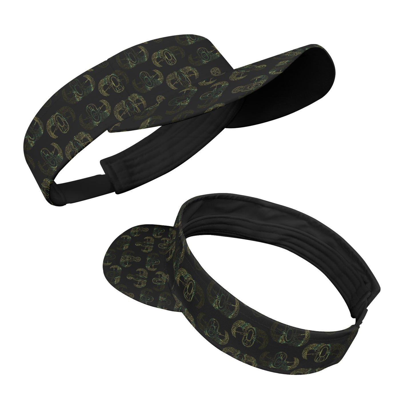 Sports Visor - "EOD Badge Rows" (War Paint)
