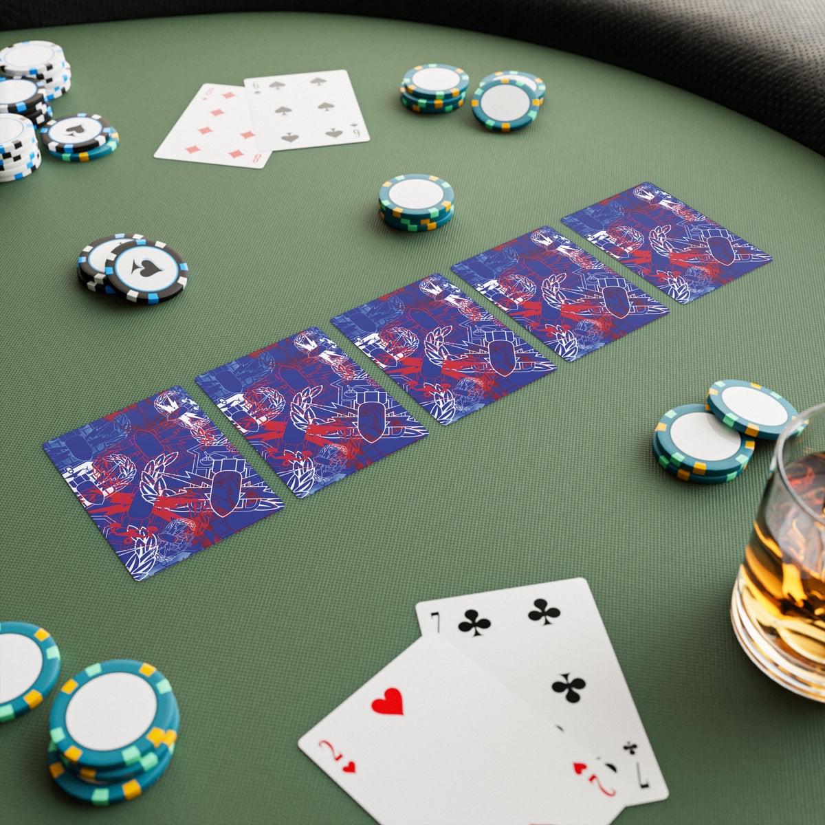 Poker Cards - "It's 5 o'clock Somewhere" (HDS/PSBT RWB)