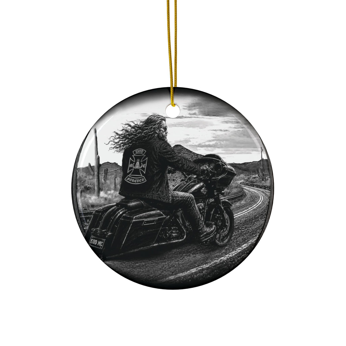 Ornament - "EODMC Biker"