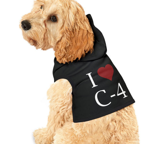 Print On Demand - Pet Hoodie — "I Heart C-4"