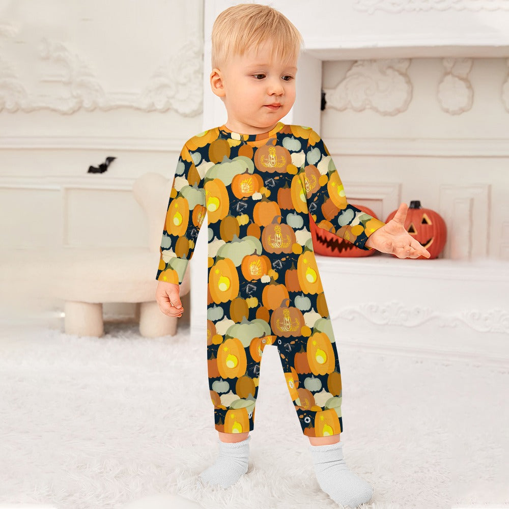 Baby Romper - "E-O-Mother Pumpkin-D"