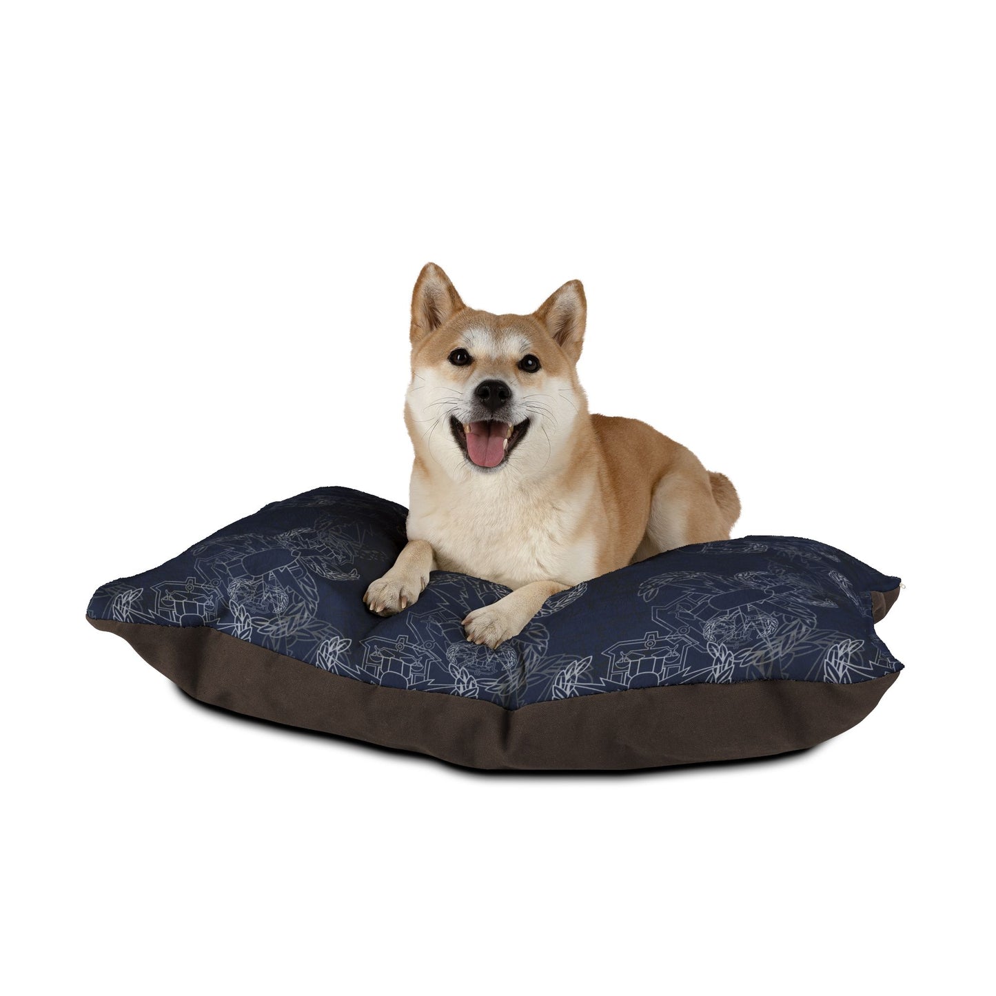 Pet Bed — "It's 5 o'clock Somewhere" PSBT (Blue on Black)