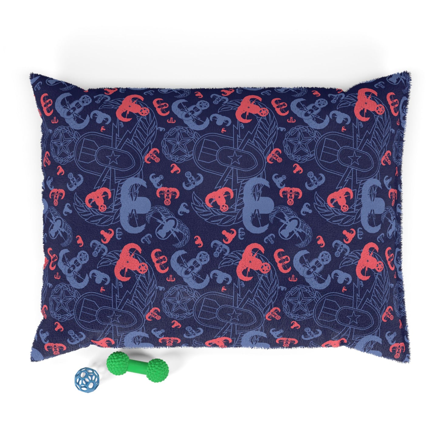 Pet Bed — "EOD Party" (Blue)