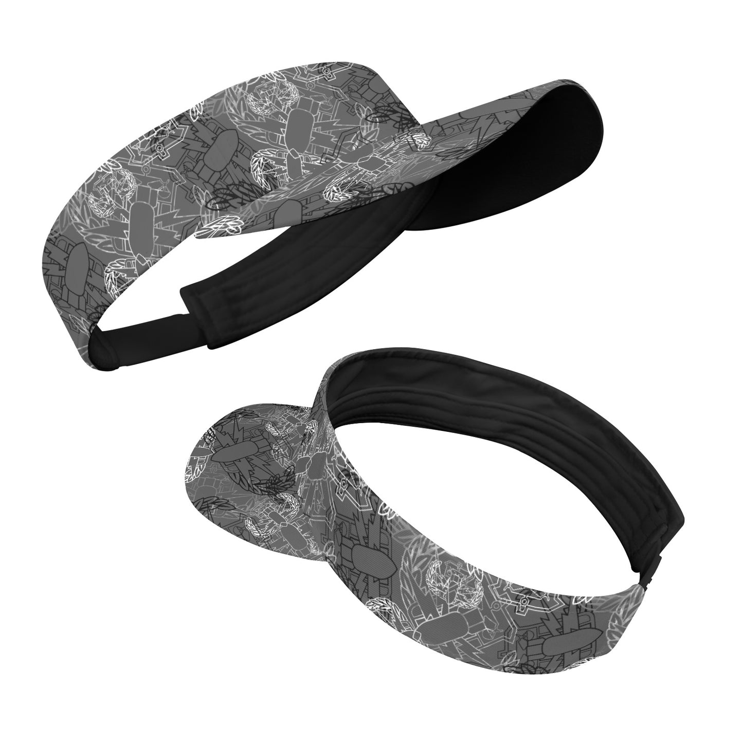 Sports Visor - "It's 5 o'clock Somewhere" (HDS Greys)