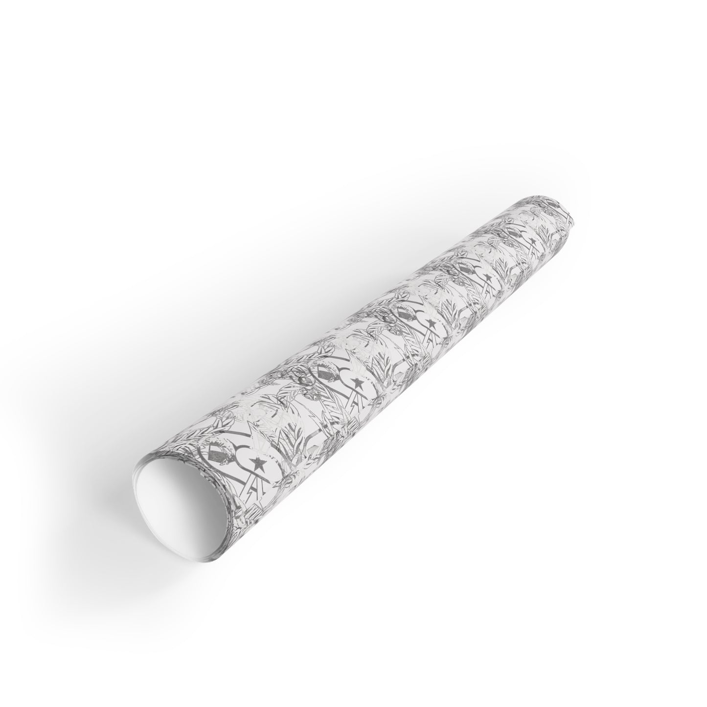 Wrapping Paper - "It's 5 o'clock Somewhere" (Silver)