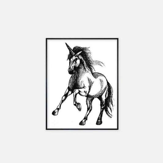 Print (11" x 14") - "Unicorn"