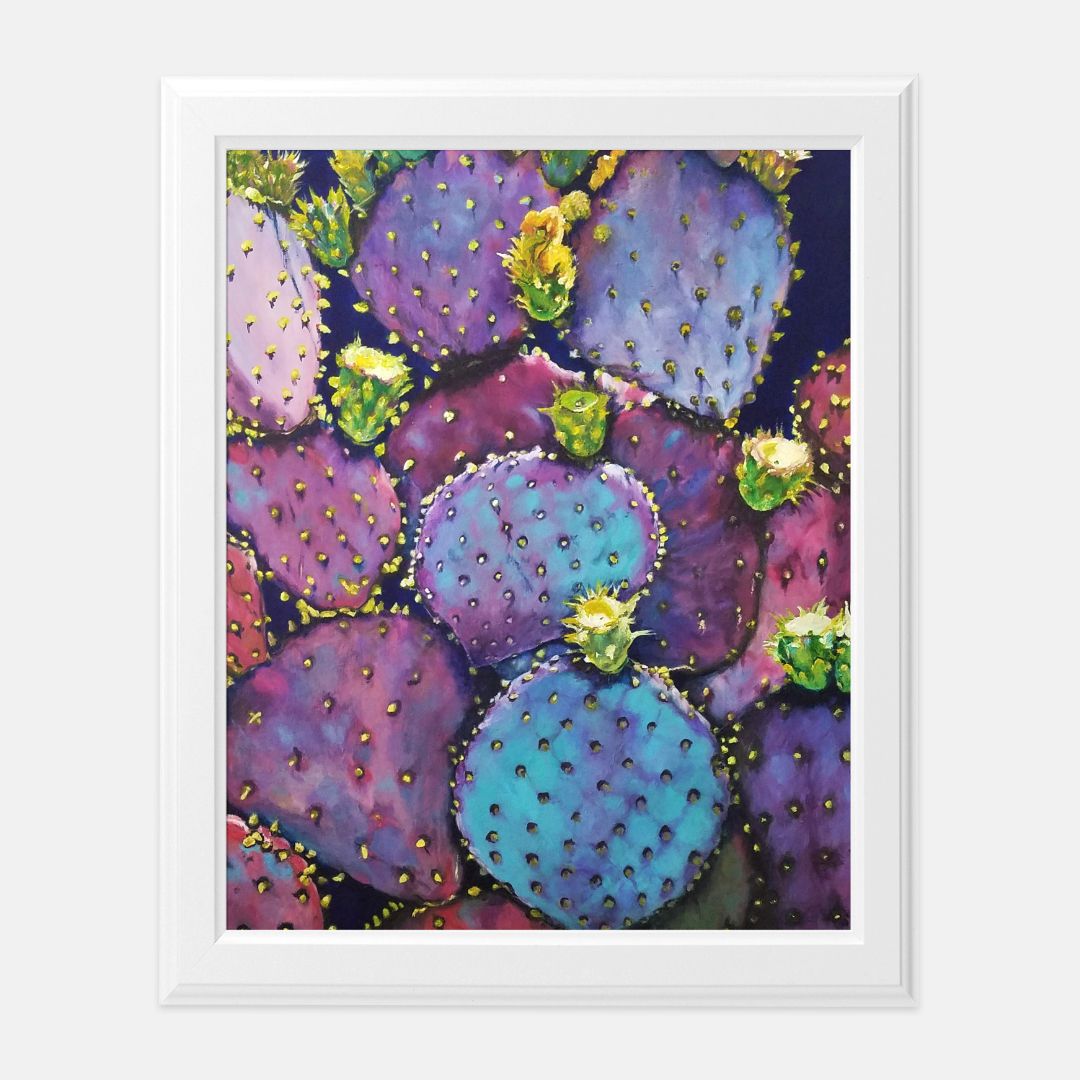 Print (8"x10") - "Purple Prickly Pear"