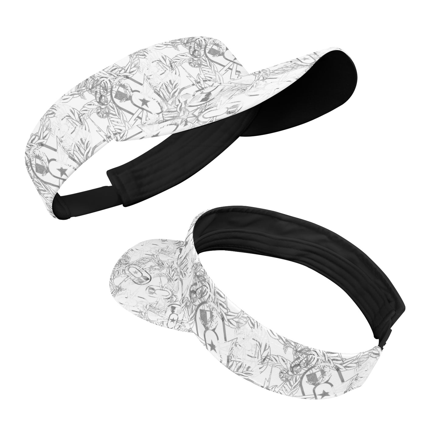 Sports Visor - "It's 5 o'clock Somewhere" (Silver)