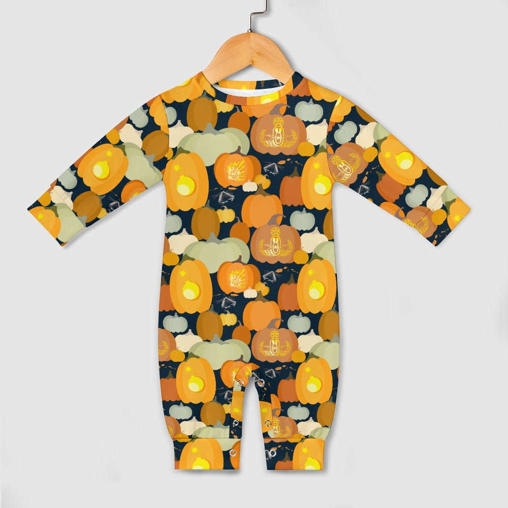 Baby Romper - "E-O-Mother Pumpkin-D"