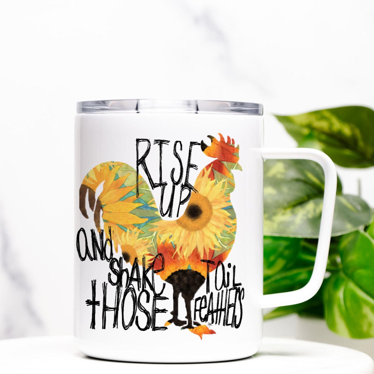 Travel Mug - "Rise & Shake"