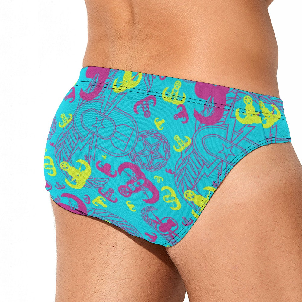 Men's Swim Briefs - "EOD Party"
