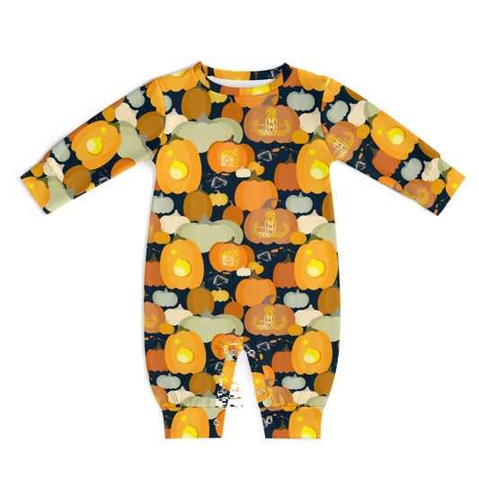 Baby Romper - "E-O-Mother Pumpkin-D"