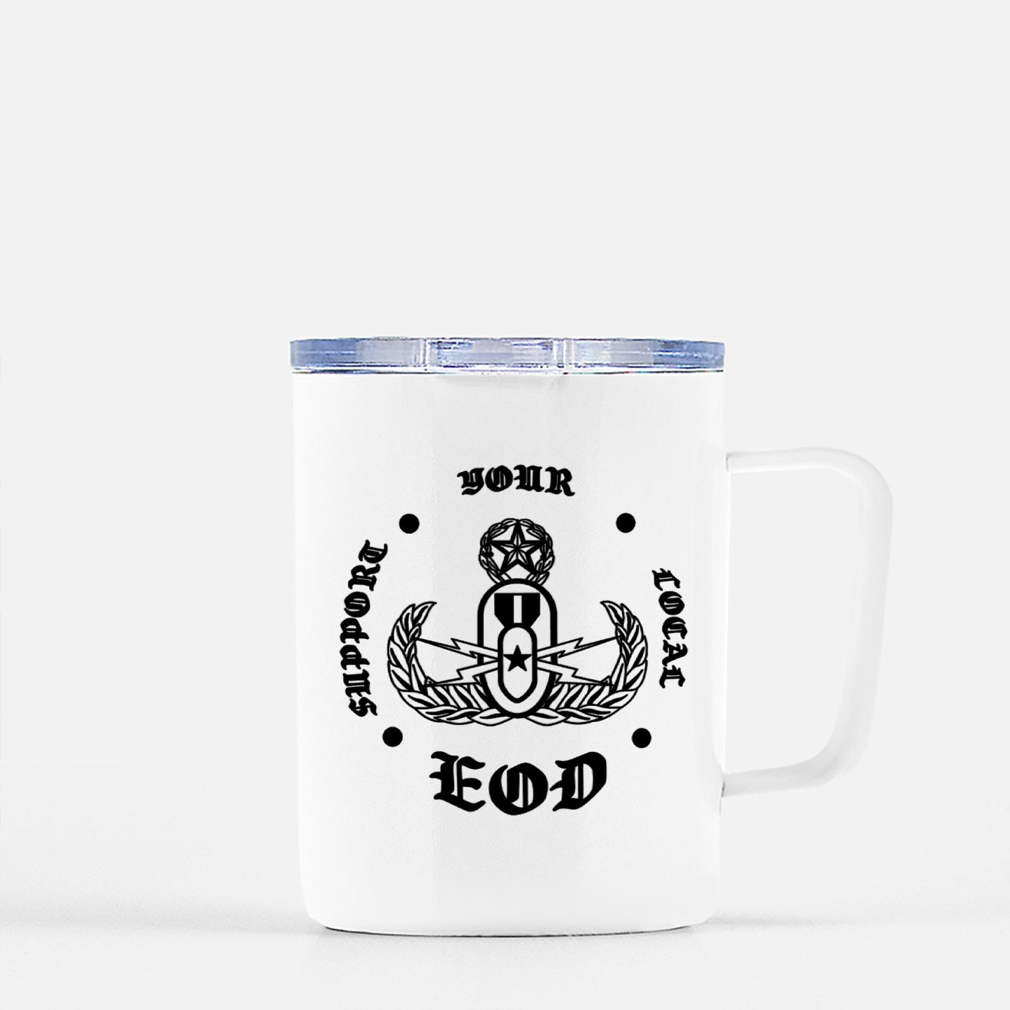 Travel Mug - "High Explosives Hazard"
