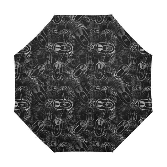 Umbrella - "It's 5 o'clock Somewhere" (Grey on Black)
