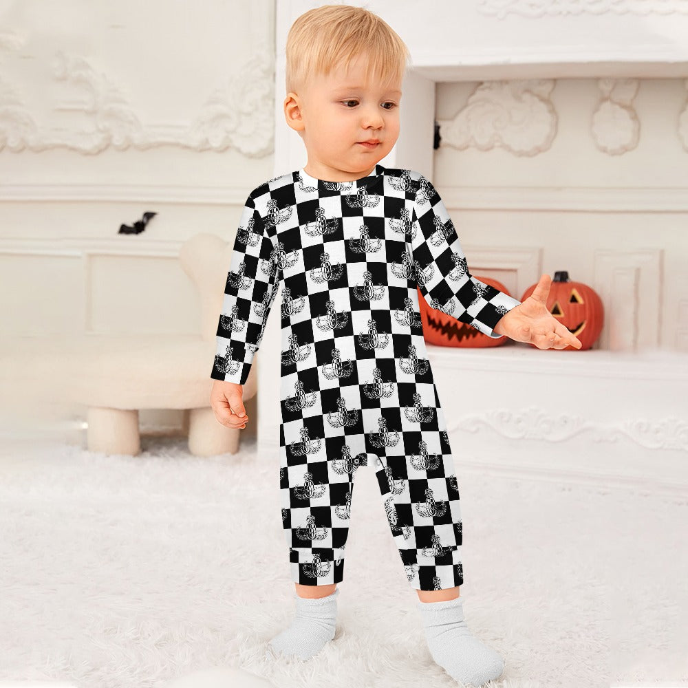 Baby Romper - "EOD Checkered Flag"