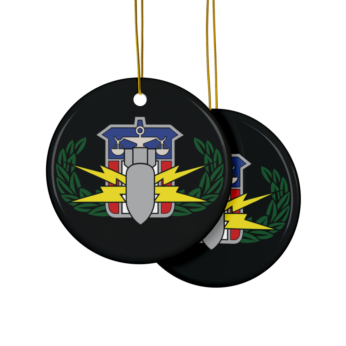 Ornament - "HDS/PSBT Badge" (RWB)