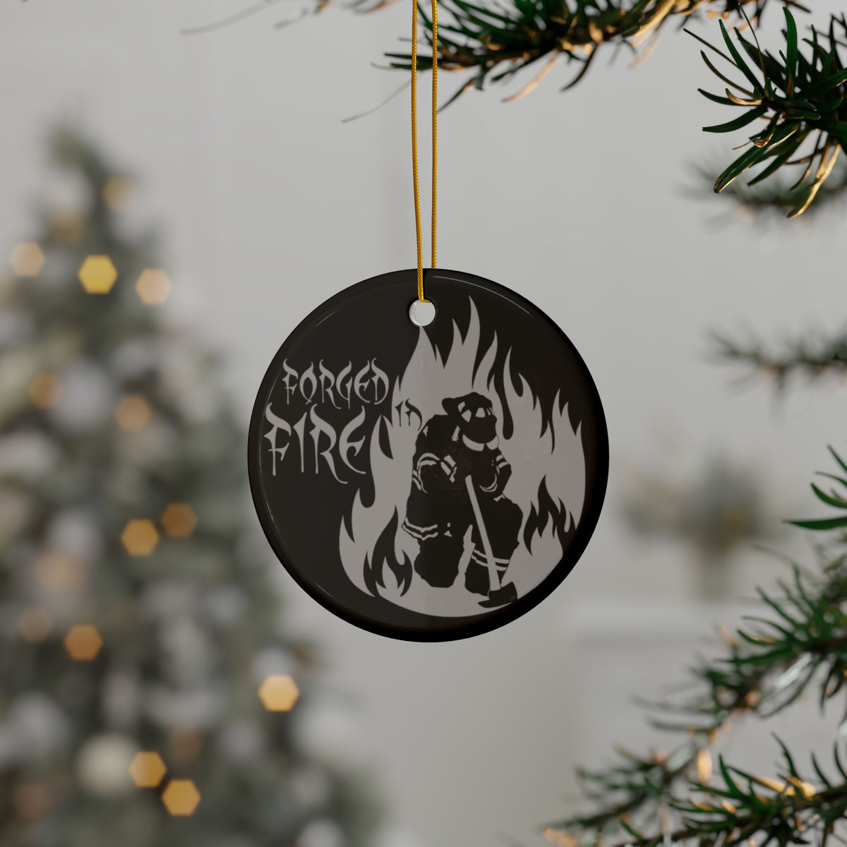 Ornament - "Forged in Fire"