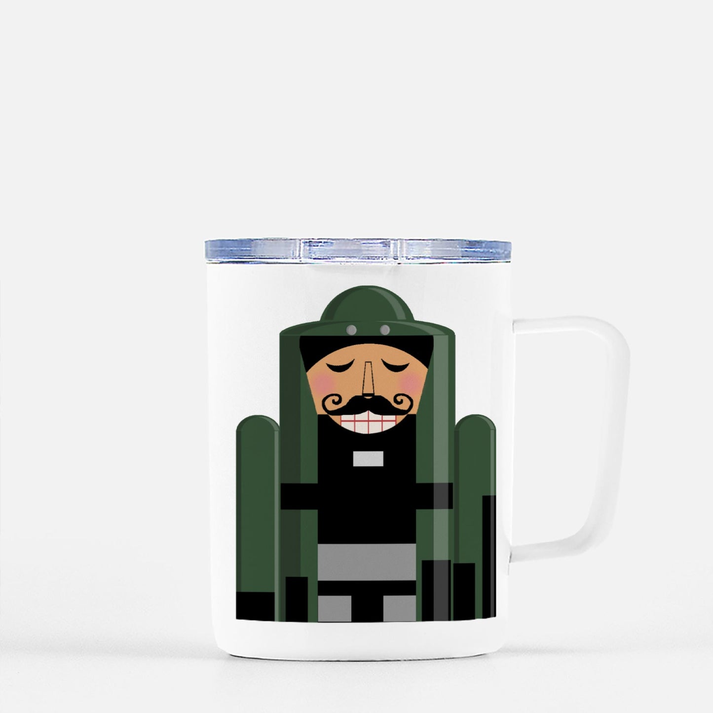 Travel Mug - "Bomb Suit Nutcracker"