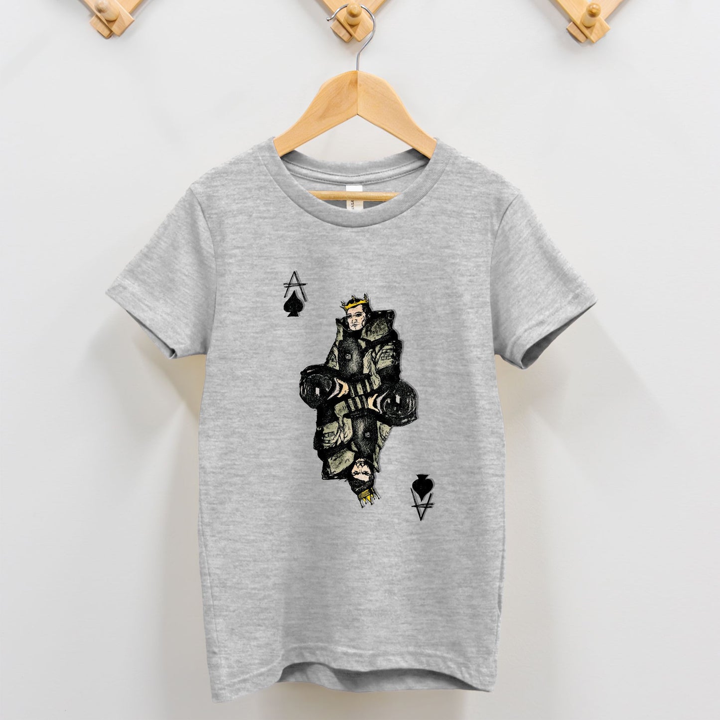 Toddler T-shirt - "Ace In The Hole!" (King)