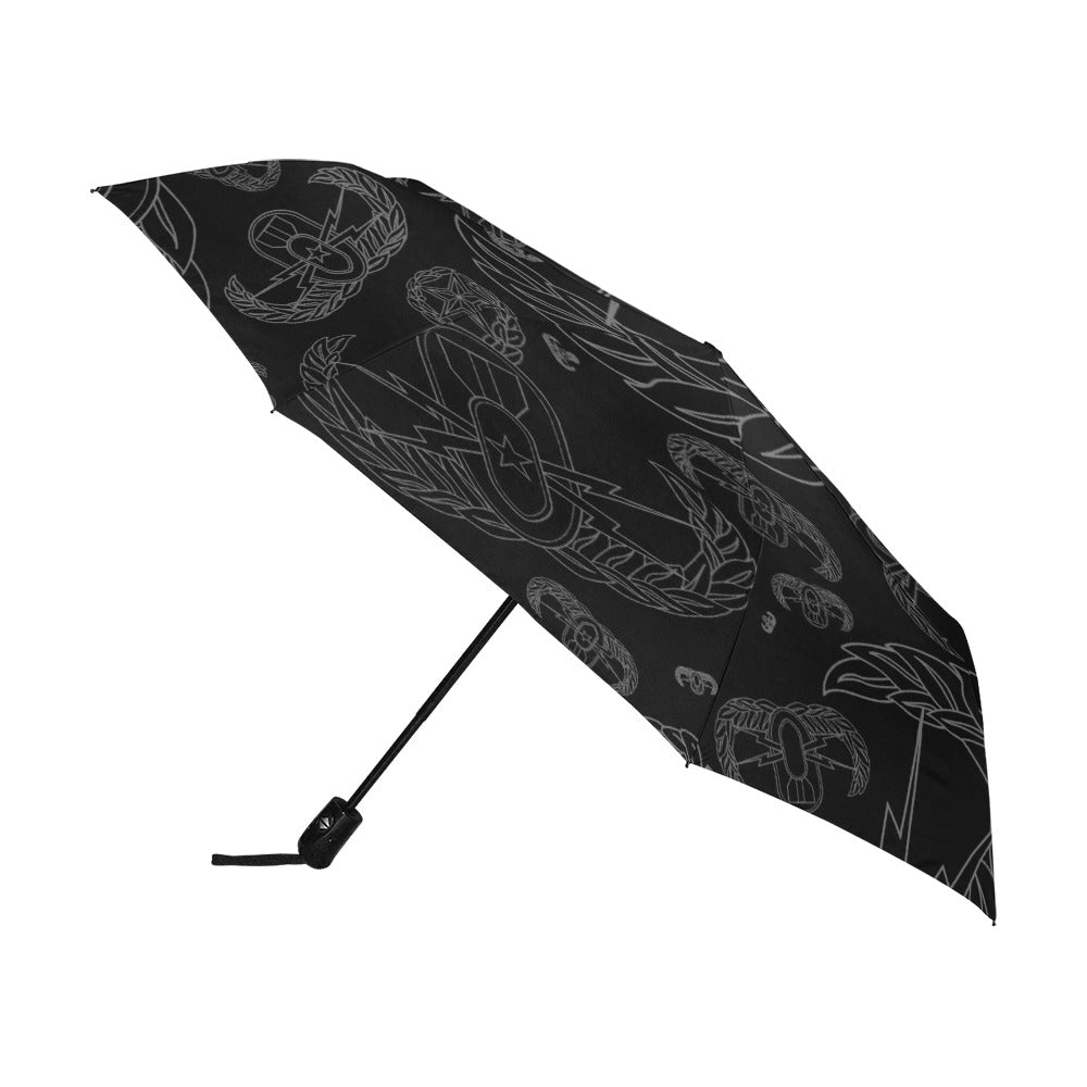 Umbrella - "EOD Mixed Badges" (Grey on Black)