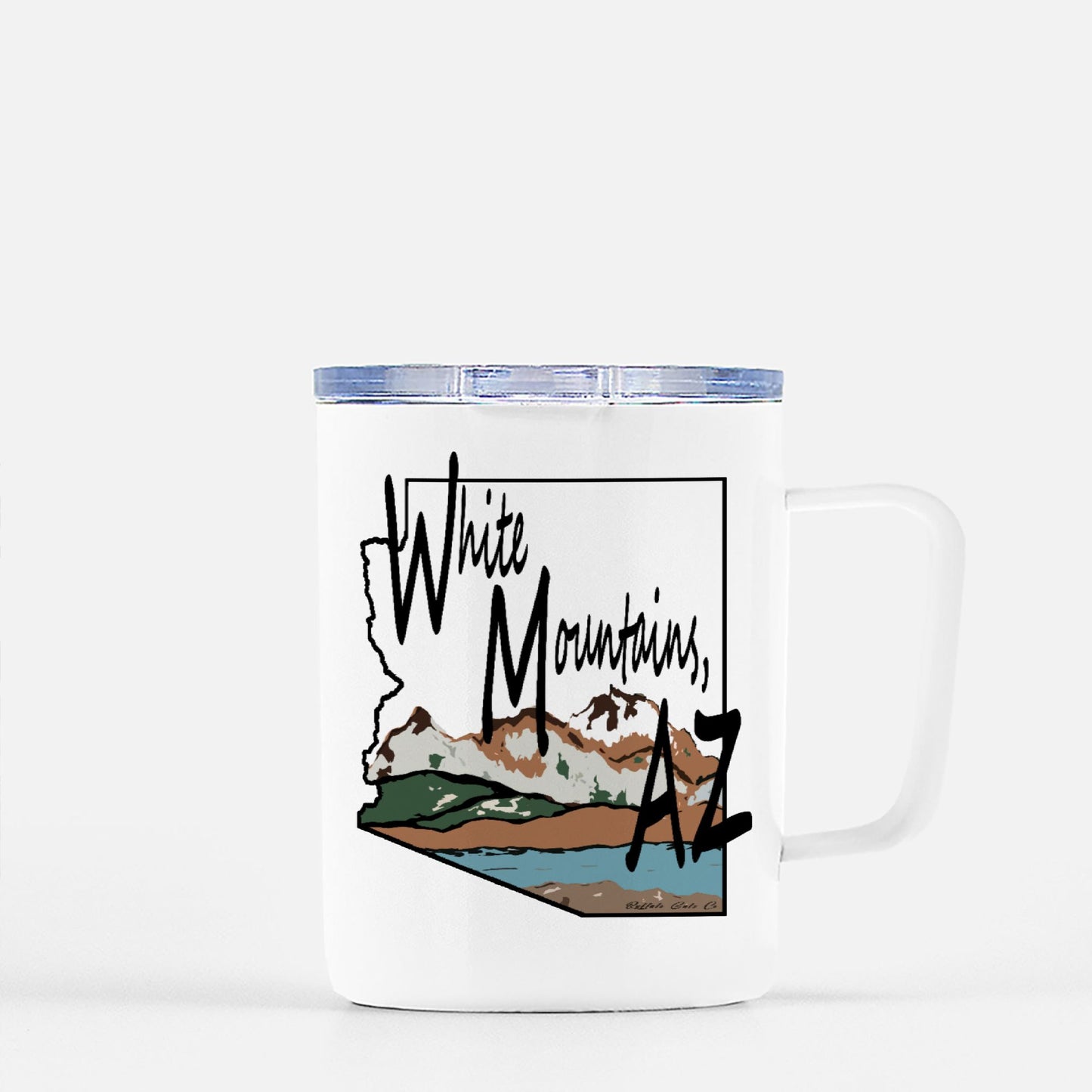 Travel Mug - "White Mountains, AZ"