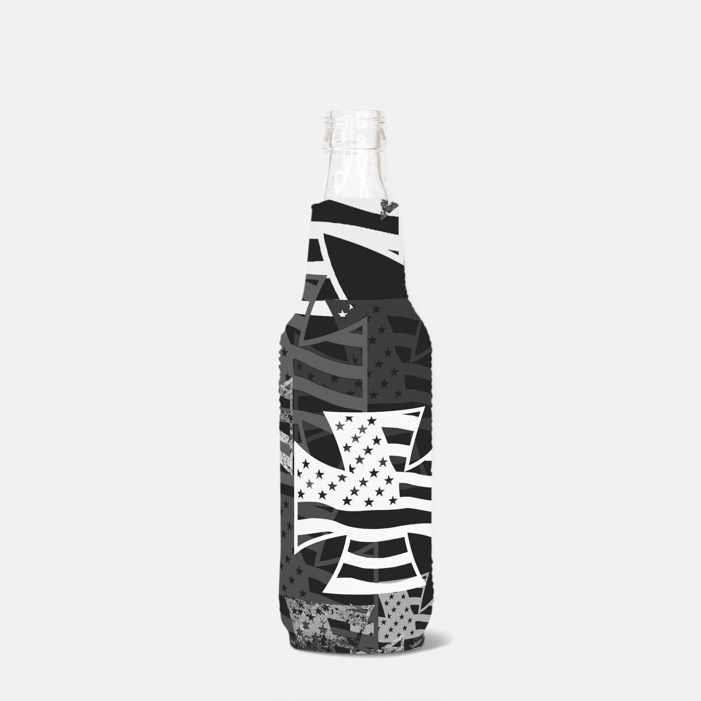 Print On Demand - Bottle Wrap - "American Iron Cross Graffiti"