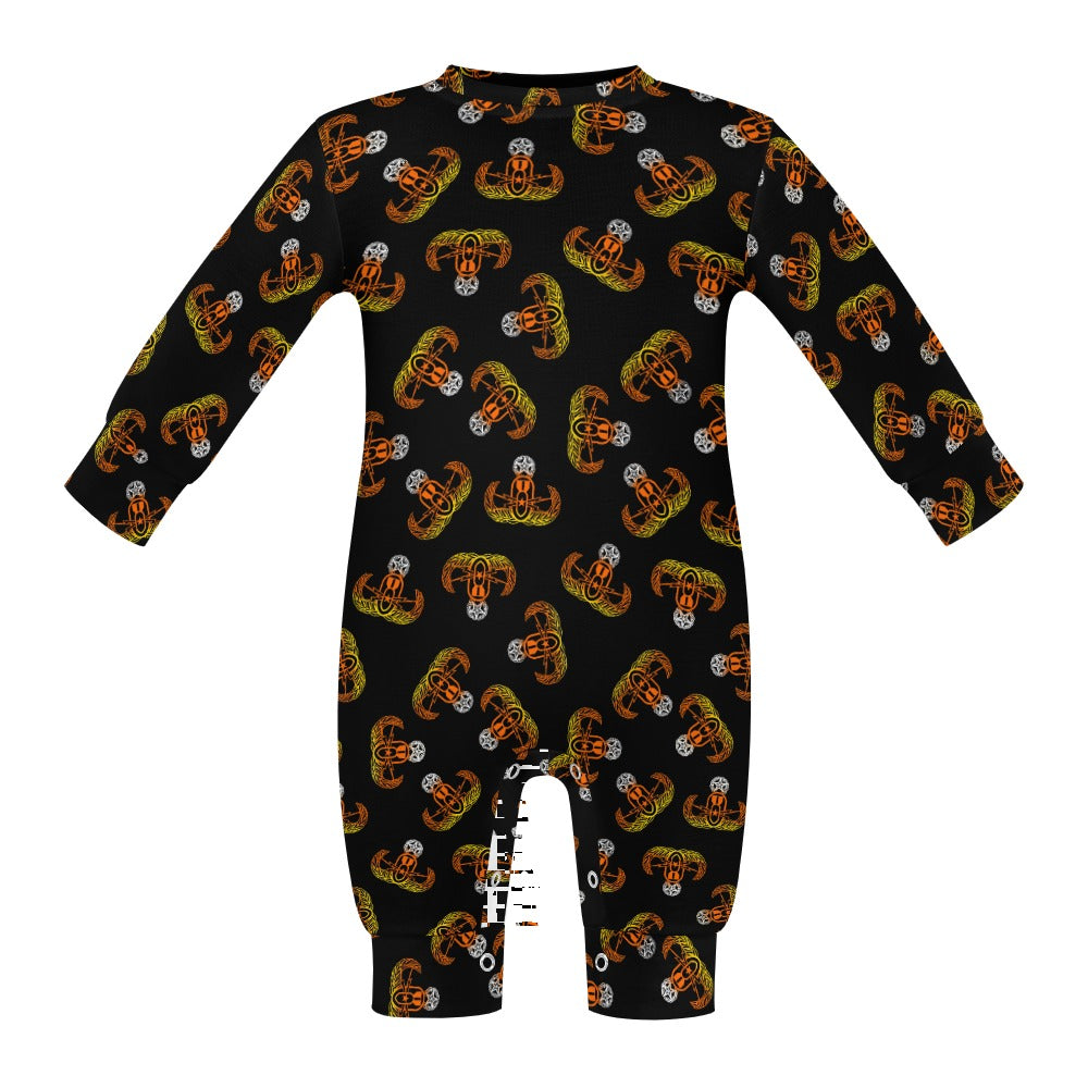 Baby Romper - "EOD Candy Corn"