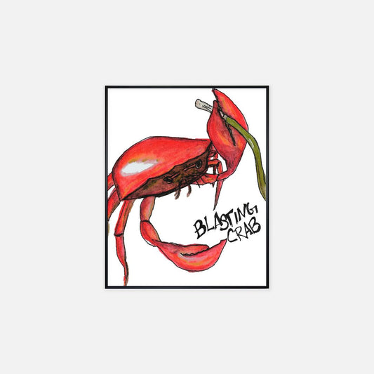 Print (16" x 20") - "Blasting Crab"