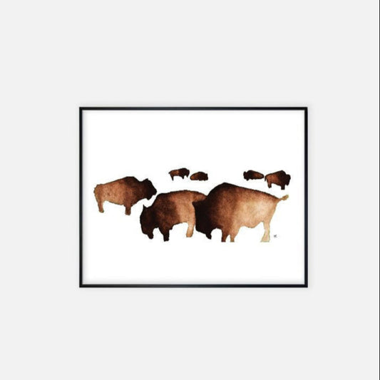 Print (11" x 14") - "The Herd"