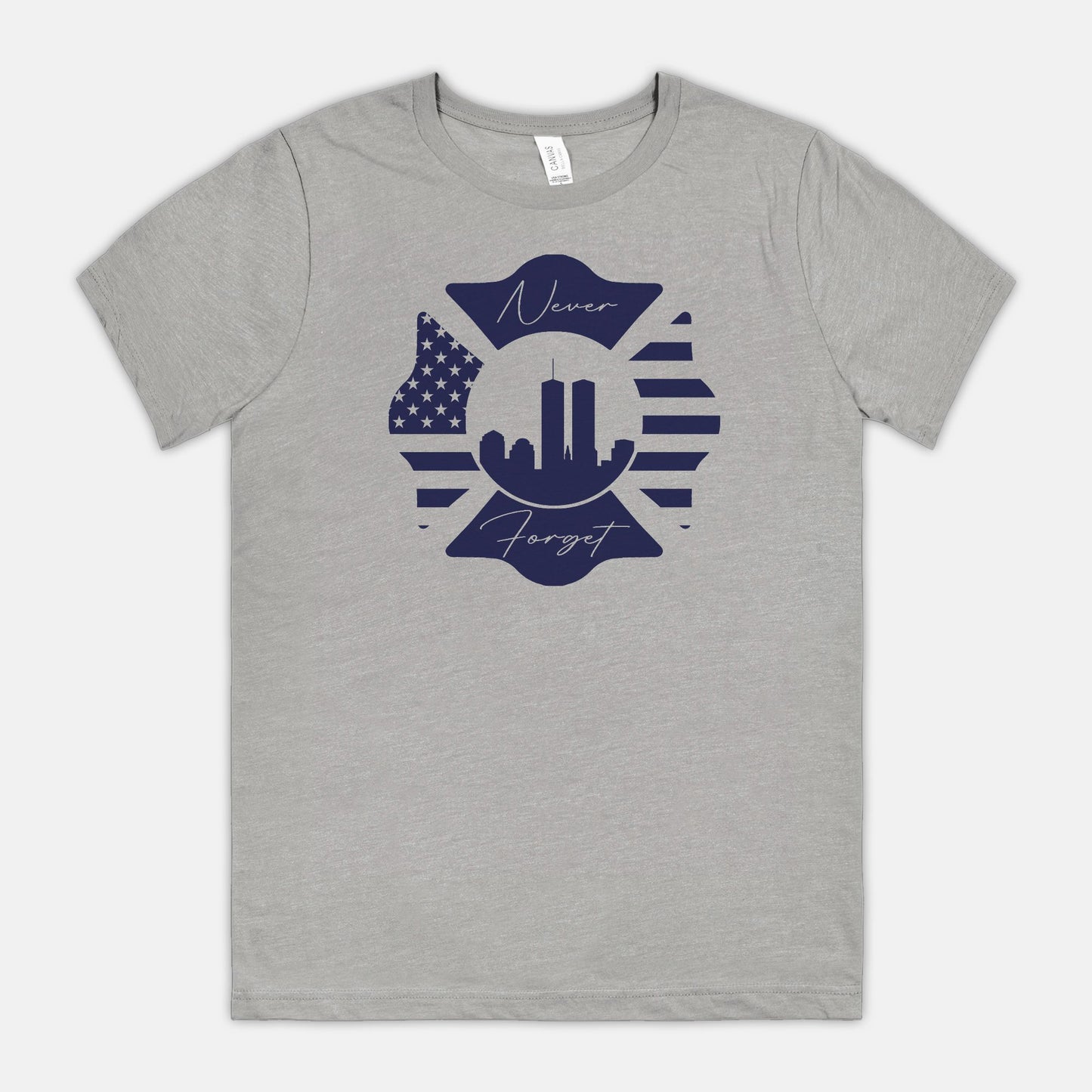 Soft T-shirt - "Never Forget" (Navy)