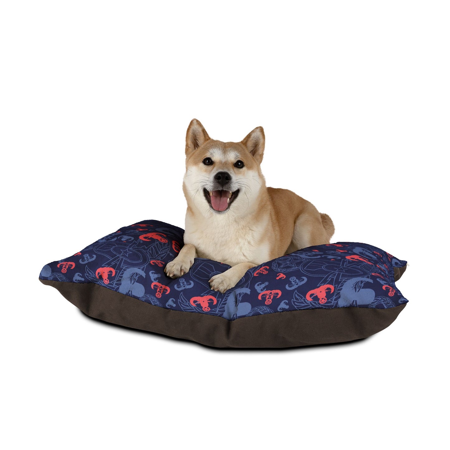 Pet Bed — "EOD Party" (Blue)