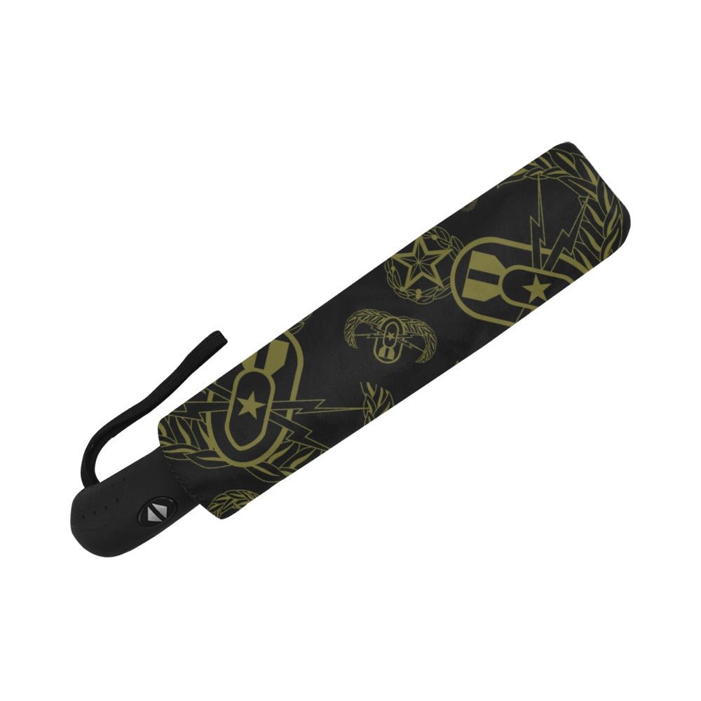 Umbrella - "EOD Badges X 3" (Olive on Black)