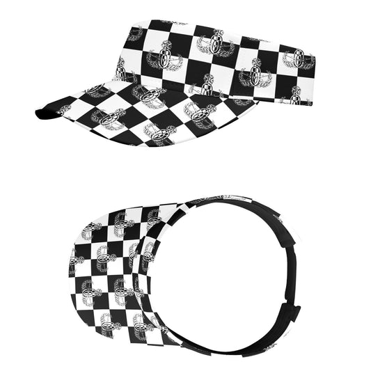 Sports Visor - "EOD Checkered Flag"