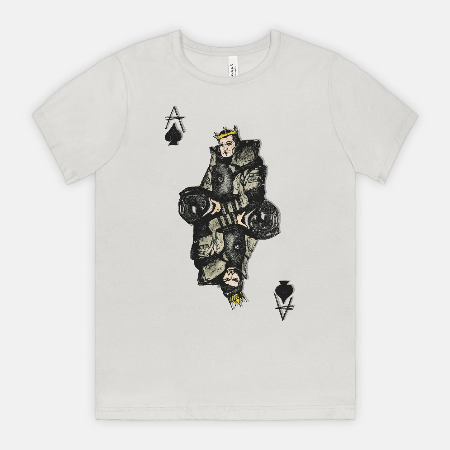 Soft T-shirt - "Ace in the Hole!" (King)