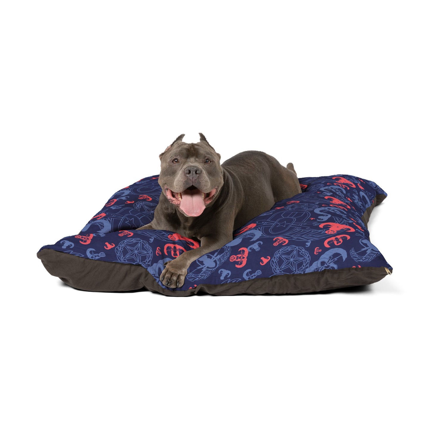 Pet Bed — "EOD Party" (Blue)
