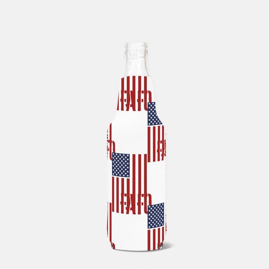 Print On Demand - Bottle Wrap - "FAFO American Flag" (Vertical RWB)