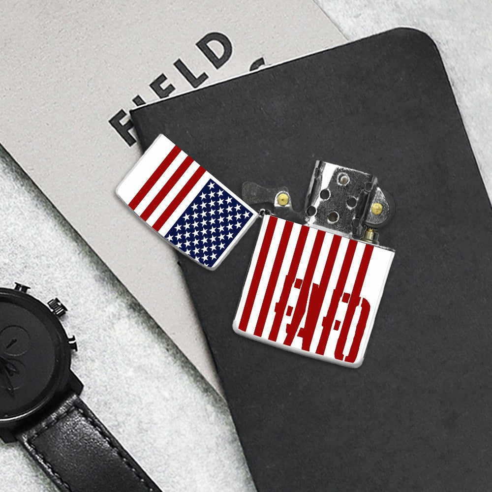 Lighter Casing - "FAFO Vertical American Flag" (RWB)