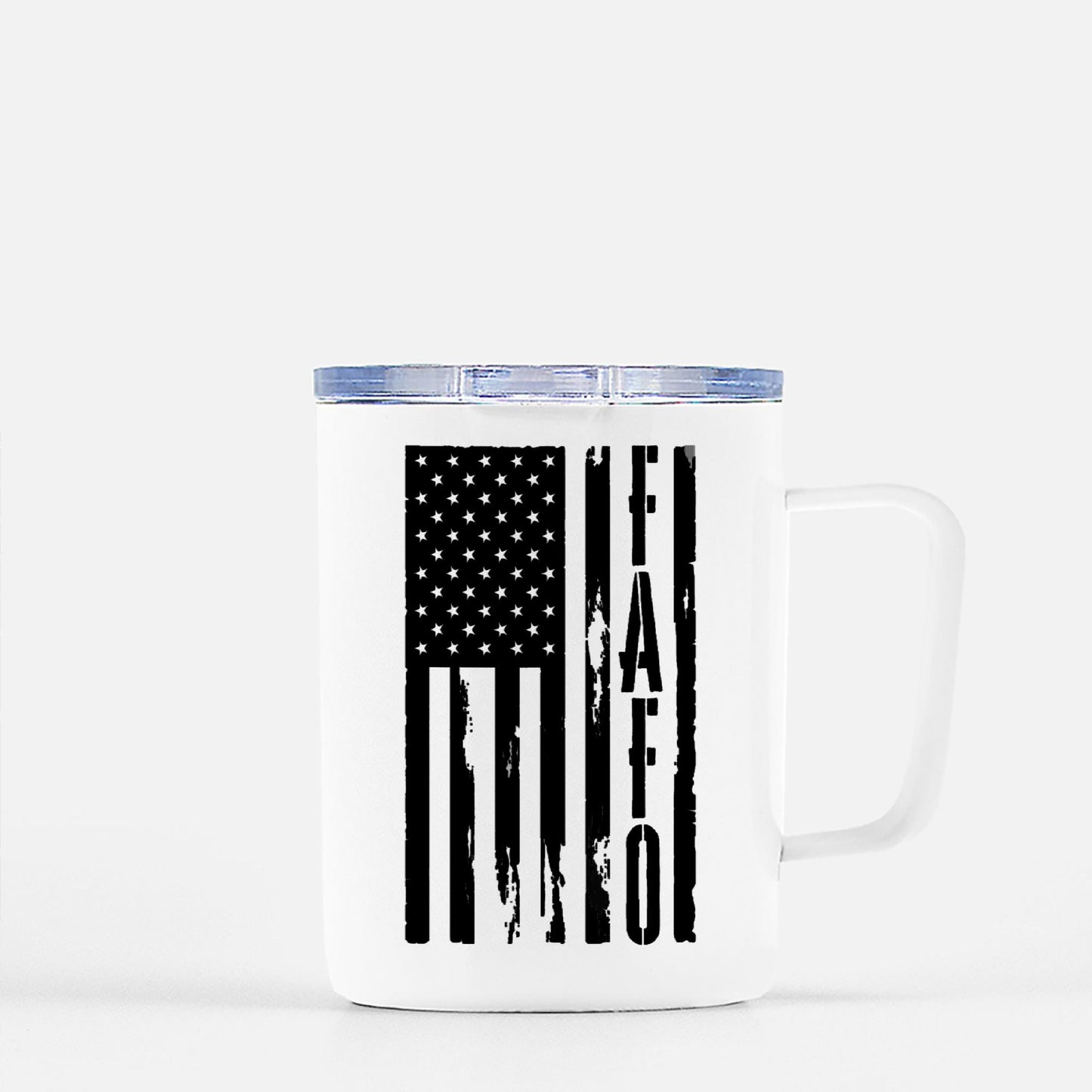 Travel Mug - "FAFO American Flag" (Vertical)