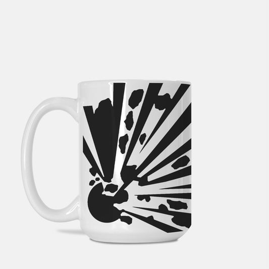 Mug - "High Explosives Hazard"