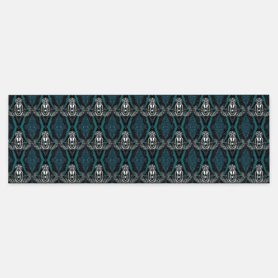 Pashmina Scarf - "Mid Century Modern EOD" (Teal)