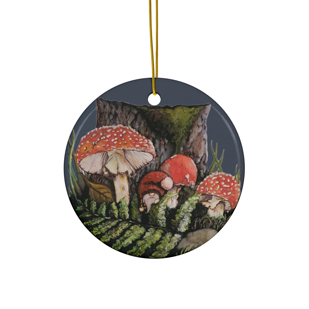 Ornament – "Everyone Gnomes I'm a Fungi"