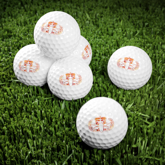 Golf Balls - "It's 5 o'clock Somewhere" (HDS Badge: Oranges)
