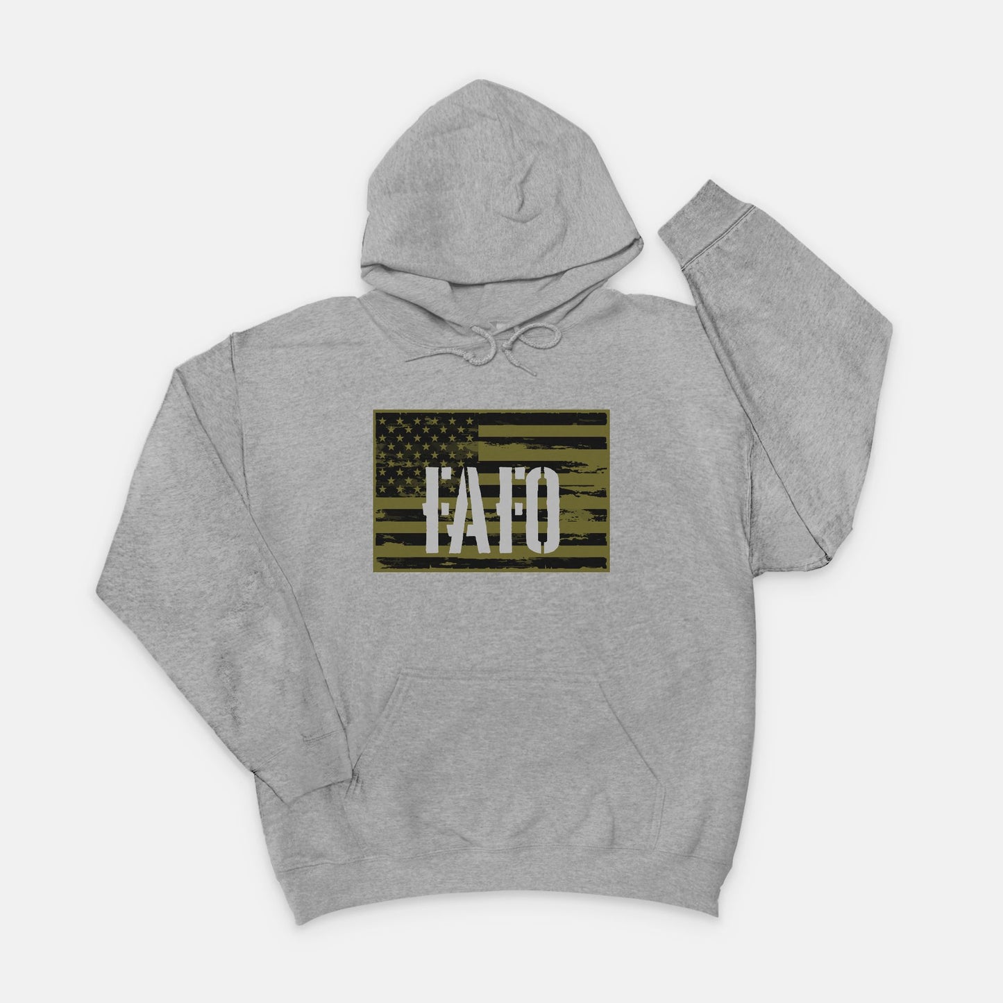 Hoodie - "FAFO" (Grey)