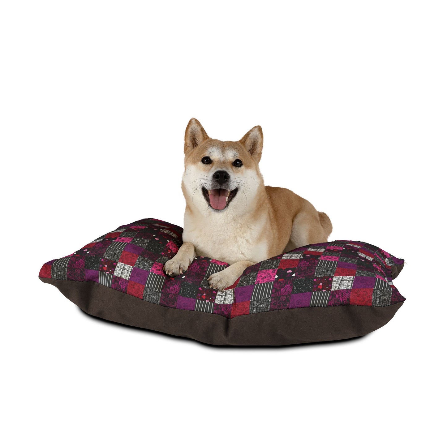 Pet Bed — "EOD Patchwork" (Pinks)