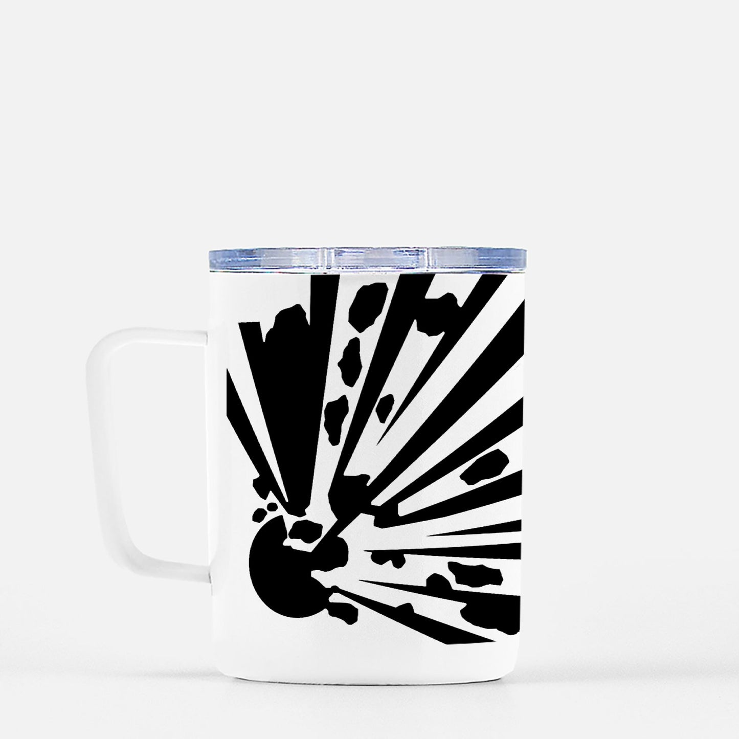 Travel Mug - "High Explosives Hazard"