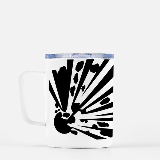 Travel Mug - "High Explosives Hazard"