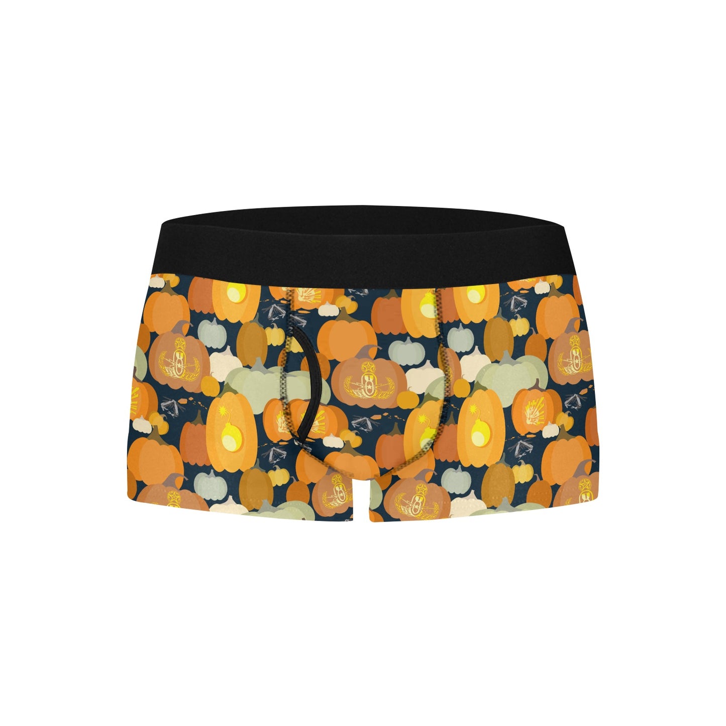 Men's Boxer Briefs with Fly - "E-O-Mother Pumpkin-D"