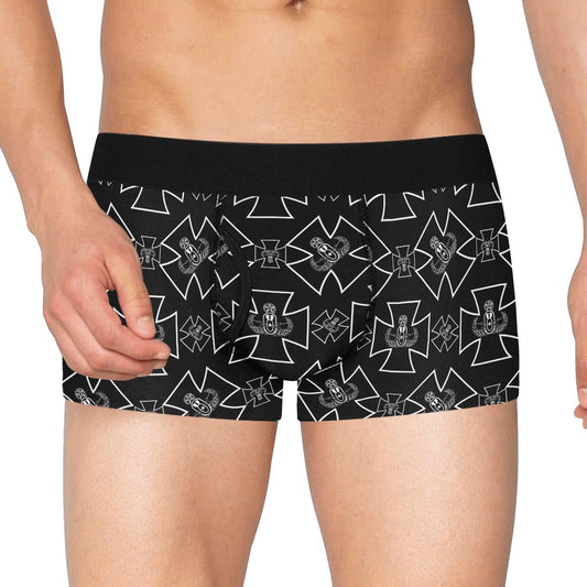 Men's Boxer Briefs with Fly - "EODMC Iron Cross Logo"